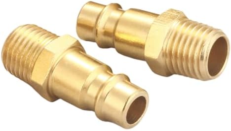 brass 1/4 inch npt high flow air coupler, view 9