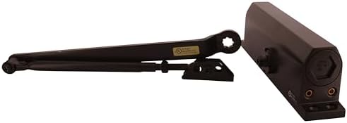 crl dc54 bronze finish size 4 surface mount showing dimensions