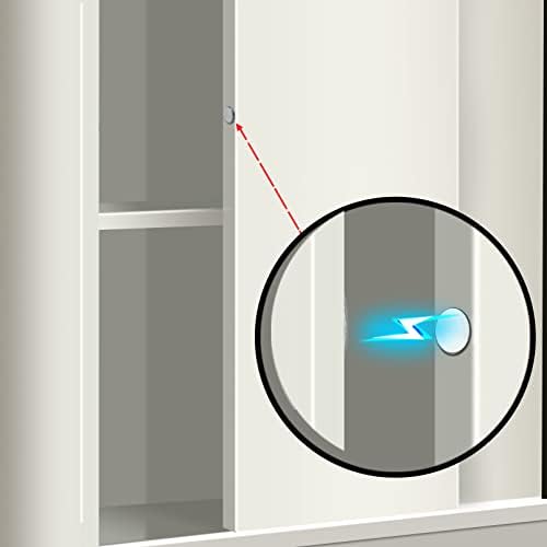 mousike magnetic door catch ultra thin cabinet magnets, close-up detail