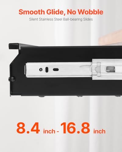 vevor under desk drawer slide out, 33inch under, package contents