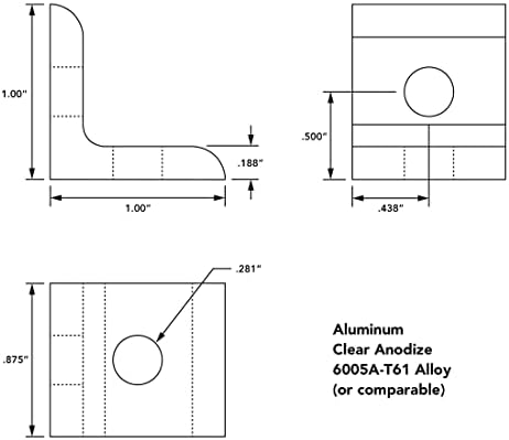 8020, 4119, 10 series aluminum 2 hole inside, close-up detail