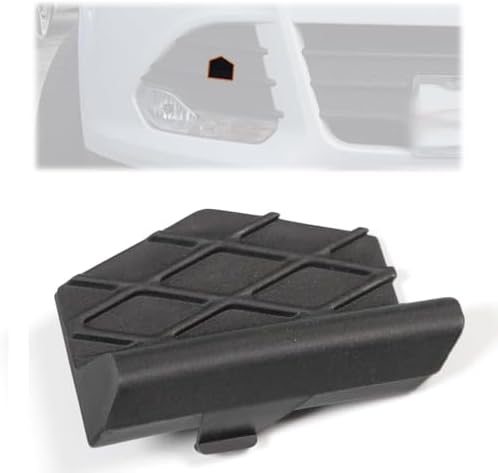PIT66 Front Right Passenger Side Bumper Lower Grille Tow Hook Cover Compatible with Ford Escape 2013 2012 2013 2014 2015 2016 4-Door CJ5Z17A900AB, CJ5Z-17A900-AB Black