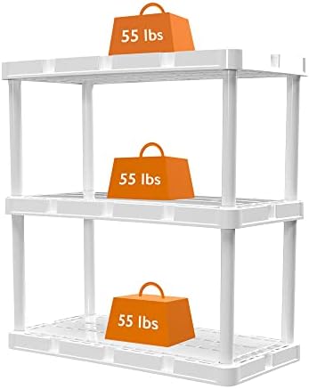 gracious living knect-a-shelf 3 shelf solid light duty, view 10