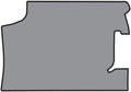 Die Cut Loop Complete Trunk Mat - fits 1966-1967 Chevrolet Chevelle in Carpet with Pad (Charcoal)