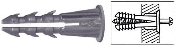 crl 3/16" plastic screw anchor with shoulder, main product view