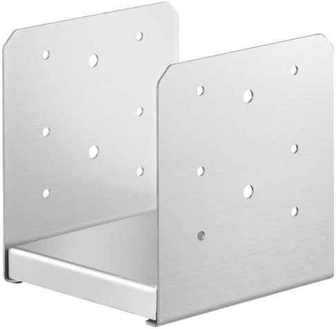 vevor post base, 10pcs 6"x 6" stainless steel, view 12