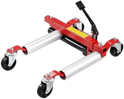 Hydraulic Tire Lift Dolly Trolley for Vehicle Positioning - 1500lb Capacity Ratchet Type Jack for Car Truck RV Trailer,1pcs