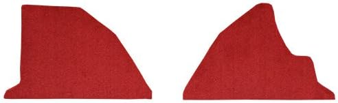 Die Cut Cutpile Kick Panel Carpet Flooring - fits 1978-1979 Ford Bronco (Flame Red)