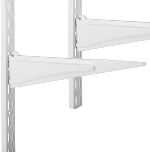 menkxi 20 pcs track locking shelf bracket, 12, package contents
