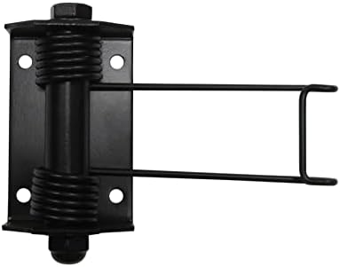 heavy duty flat gate closer, powder coated, self, close-up detail