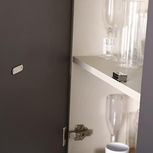 mousike cabinet magnets 30lb strong catch for kitchen showing dimensions