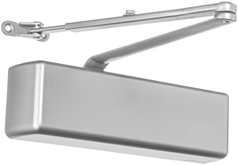 dynasty 4401 series door closer, sprayed aluminum, spring, close-up detail