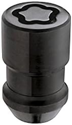 McGard 24526 Cone Seat Wheel Locks Black (M12 x 1.5 Thread Size) - Set of 5