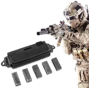 QWORK Helmet Counterbalance Weight Bag, Tactical Helmet Counterweight NVG Pouch for OPS Fast BJ PJ MH Tactical Helmets/Helmet Accessories