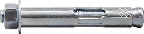 hillman sleeve anchors, 1/2in x 3in, 12 pack, close-up detail