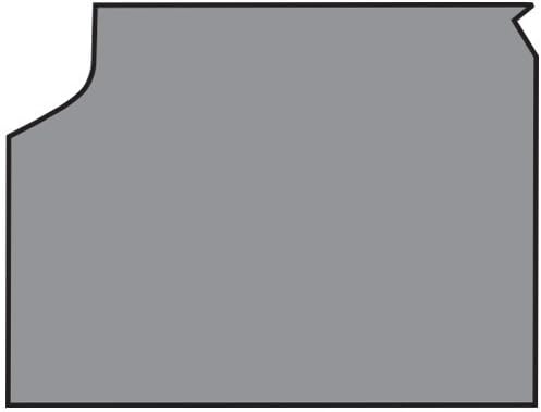 Die Cut Loop Complete Trunk Mat - fits 1969-1969 Pontiac GTO in Carpet with Pad (Black)