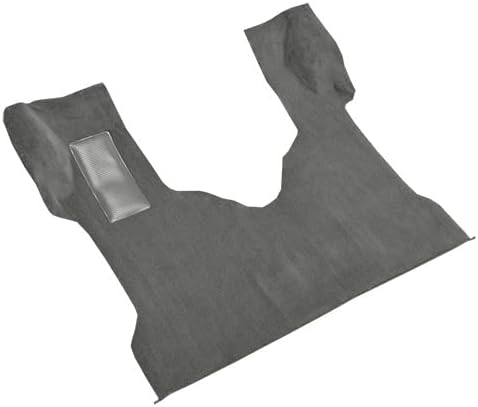 Auto Carpet Floor Liner - Passenger Area - Molded Cutpile - fits 1999-2019 Ford E-350 Super Duty Van - fits Gas or Diesel (Dark Gray)