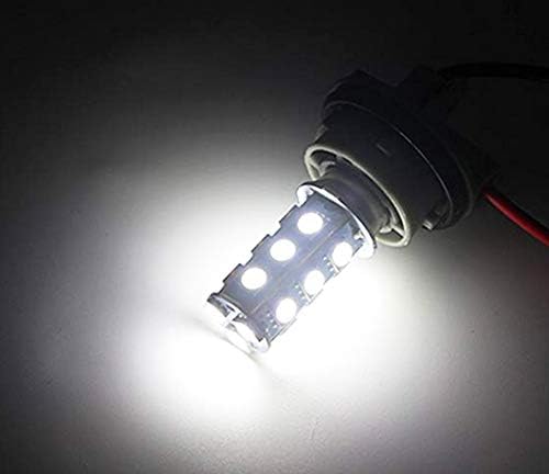 10-Pack 6500K White 1157 2057 2357 7528 BAY15D LED Bulbs 5050 18-SMD Replacement Lamps for 12V Interior RV Camper Trailer Lighting Back Up Reverse Lights or Tail Brake Lights