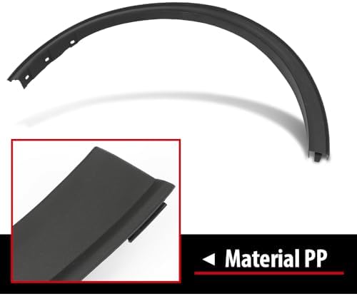 DOTCOM Rear Right Fender Flares Fit Ford Ford Escape 2020-2022 | Fit Ford Escape SE Sport Hybrid 2020,Wheel Opening Arch Trim,Factory Smooth Style,Passenger Side