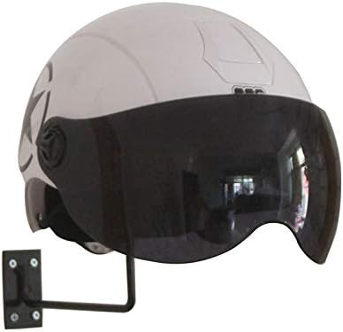 3 Pack Motorcycle Accessories Helmet Holder Jacket Hanger Wall Mount Helmet Storage Hook Display Rack for Motocross Off Road ATV Football Skateboard Riding Accessories