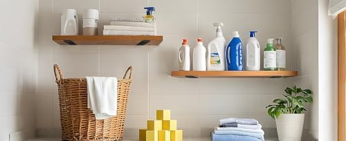 6 inch black hidden l shelf bracket (1/5, main product view
