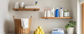 6 inch black hidden l shelf bracket (1/5, main product view
