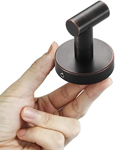 bigbig home bronze towel hooks, bathroom robe hook, front angle view