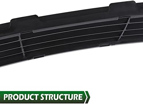 GRAND ORANGE Front Bumper Grille Compatible with Toyota Yaris Sedan 2007-2008 (4 door model) 5311252240 TO1036108