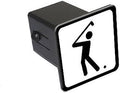 GRAPHICS & MORE Golf Golfing Golfer Sign Symbol Tow Trailer Hitch Cover Plug Insert 2"