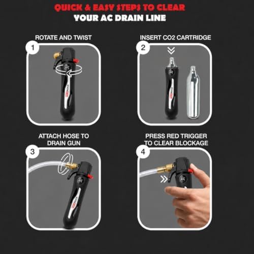 redrock gallo drain gun with 5 unthreaded co2, view 9