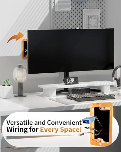 vcelink low voltage mounting bracket, flush low voltage shown in use