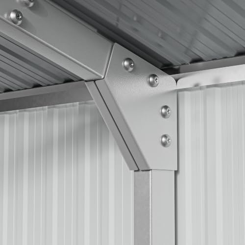 military-grade 13x20 ft metal garage large outdoor storage on a desk or shelf