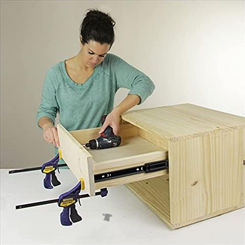 10 inch drawer slides 4 pairs (8pcs) side, side view