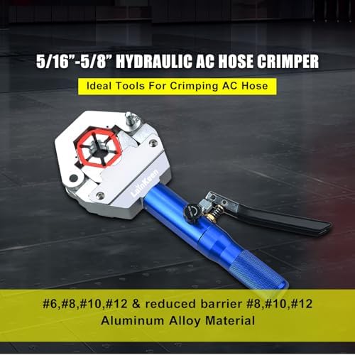 hydraulic ac hose crimper kit 71500 with snap-on, side view