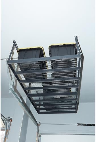 klutch overhead garage storage rack, 96in., 96in.l x, view 9
