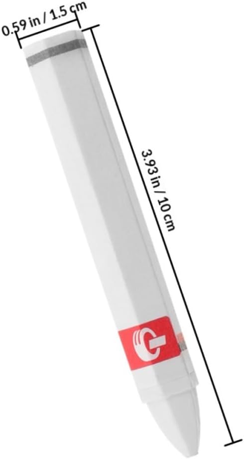 PRETYZOOM Tire Marking Pen, 3.93 in White Wax Chalk Marker for High-Visibility Temporary Tire Spot Identification & Quick Repair, for Car, Motorcycle & Bicycle Maintenance