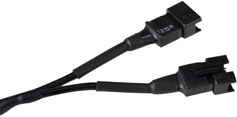 2PCS 1 Female to 2 Male Splitter Y Cable for Use with 5050 LED SMD RGB NEON Accent Kits for LED Motorcycle ATV Car Light Multi-Color Neon Strip Light