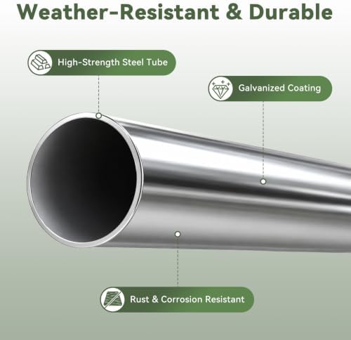 aoxun 10x20 ft heavy duty carport, adjustable height on a desk or shelf