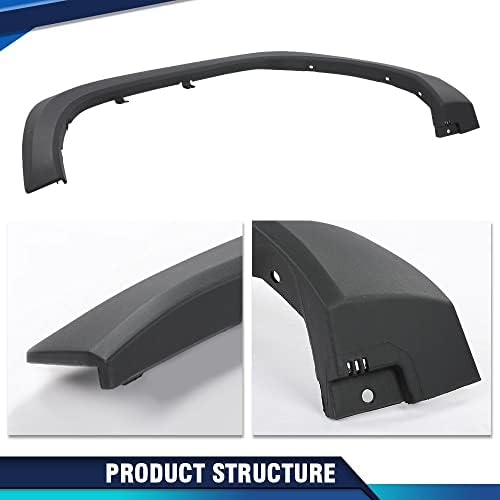 PIT66 Front Left Fender Flare Compatible with Toyota Tacoma 2016-2021 Left Driver Side Wheel Arch Molding, 7587204060, TO1290109