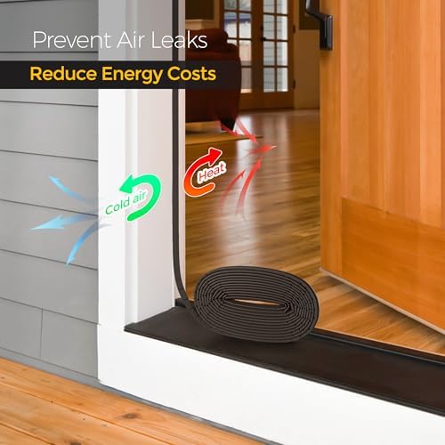 ravinte weather stripping door seal, q-shaped kerf foam, close-up detail