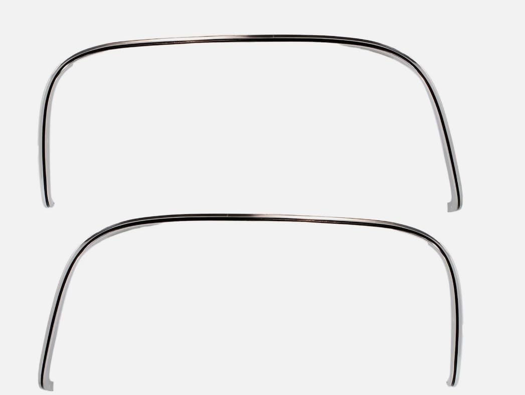 Fit for Rear Fender Molding Trim Pair 88-99 Chevy C/K1500 C2500 | Set of 2 Rear Fleetside Fender Molding Trims Fit 1988-1999 Chevy C/K1500 1988-2000 C2500