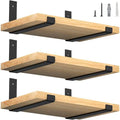 luckin 12 inch wall shelf brackets (fit 11.25", main product view