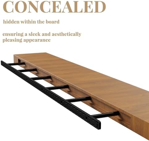 large shelf brackets long floating shelf bracket invisible on a desk or shelf