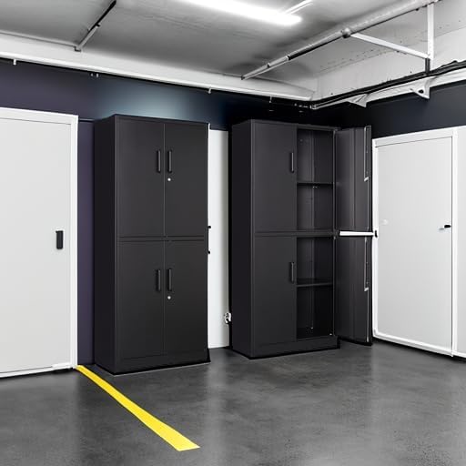 Yizosh Metal Storage Locking Cabinet - Image 6