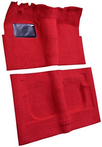 Automotive Carpet Compatible with 1958 Ford Fairlane Fairlane 500, 2 Door Sedan Standard Seats (601-Black Nylon Loop)