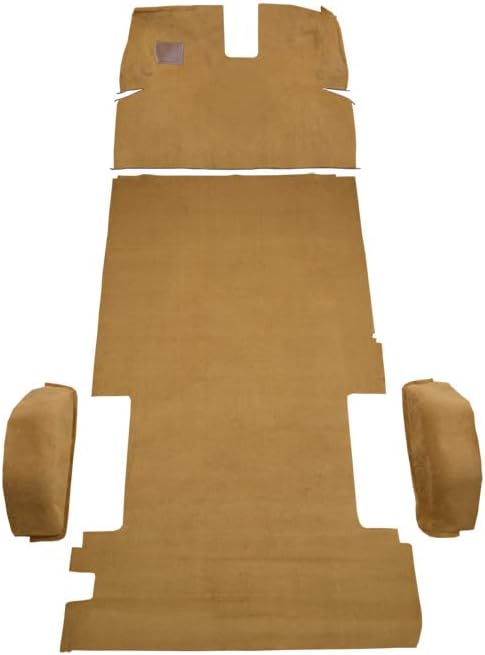 Replacement Auto Carpet Floor Liner - Molded Cutpile - fits 1978-1995 Chevrolet G20 Long Van - fits 127 Wheel Base Complete (7879 Blue)