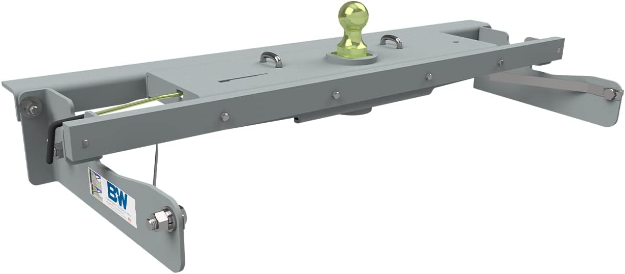 B&W Trailer Hitches Turnoverball Gooseneck Hitch - GNRK1012 - Compatible with 2011-2015 Chevrolet/GMC 2500 & 3500 Trucks