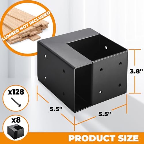 workbench brackets kit 8 pcs, 3-way right angle shown in use