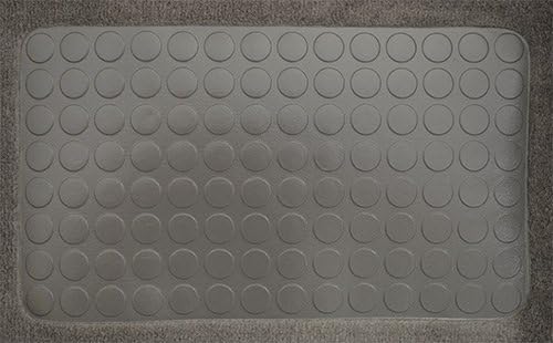 Replacement Auto Carpet Floor Liner - Molded Cutpile - fits 1994-2001 Dodge Ram 1500 Regular Cab 2wd and 4wd (Dark Gray)