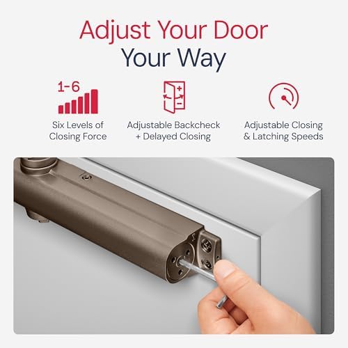 lawrence heavy duty door closer commercial grade 1, close-up detail
